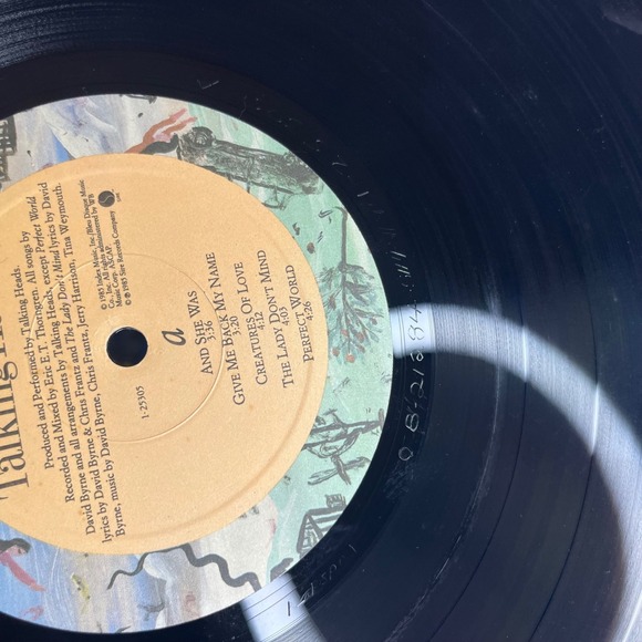 Talking Heads Little Creatures Vinyl LP Record Album w/ Sleeve VG- / VG 1985 - Picture 14 of 16